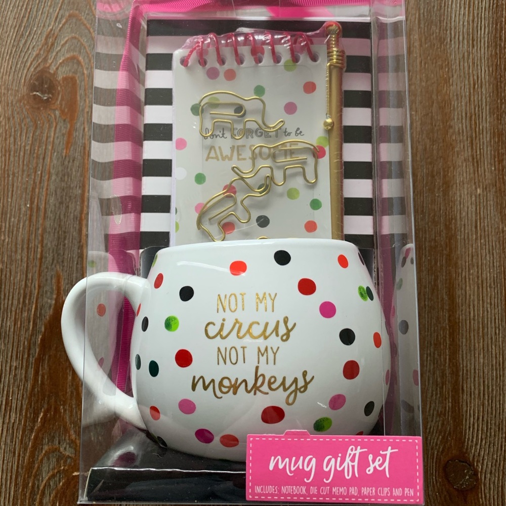 Not My Circus Not My Monkeys Mug Gift Set